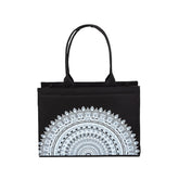 CALI FLORAL CANVAS - BLACK - M071